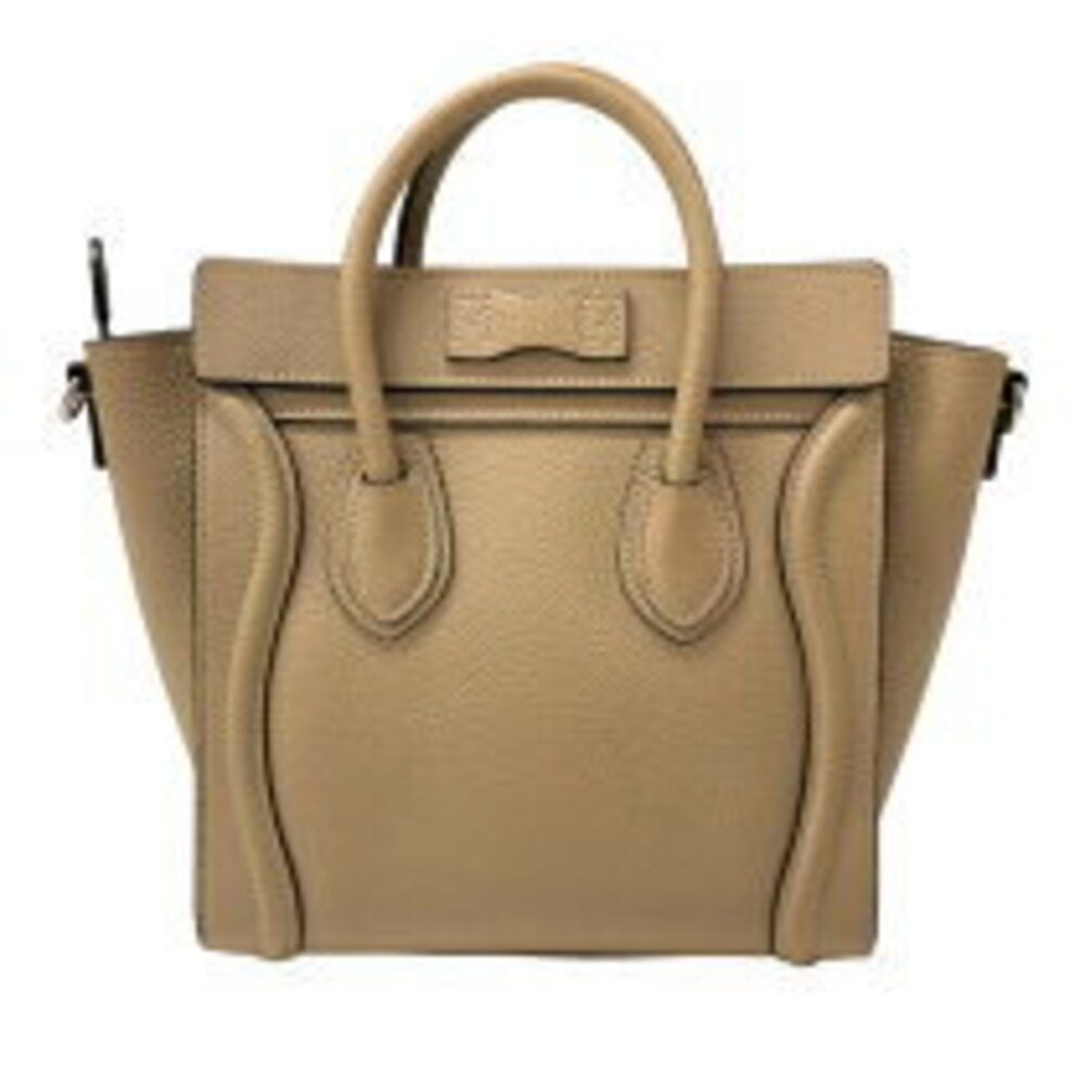 Celine Luggage Shopper sand drummed calfskin leather - Picture 2 of 11